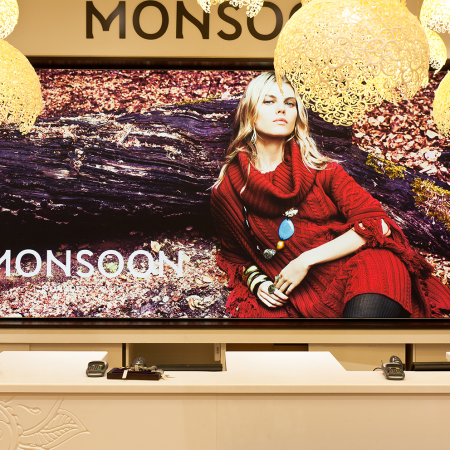 Monsoon Westfield wall graphic