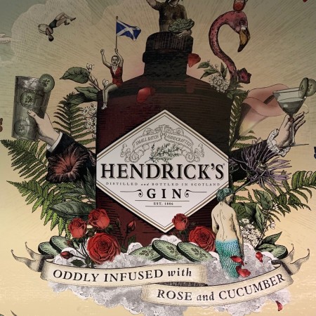 Hendricks Gin Advertising brand logo