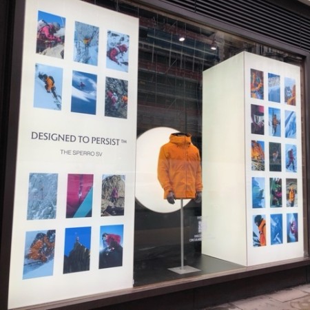Side of Amer Sports Arcteryx Piccadilly Store