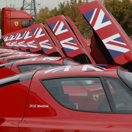 Ferrari Enzo Sponsor Graphics doors up