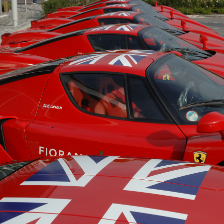 Ferrari Enzo Sponsor Graphics GB roof flag