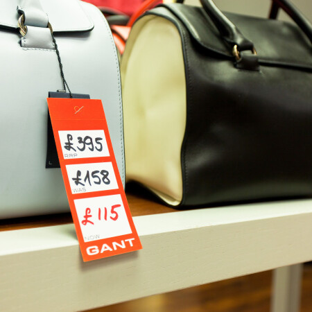 Gant Point of Sale label