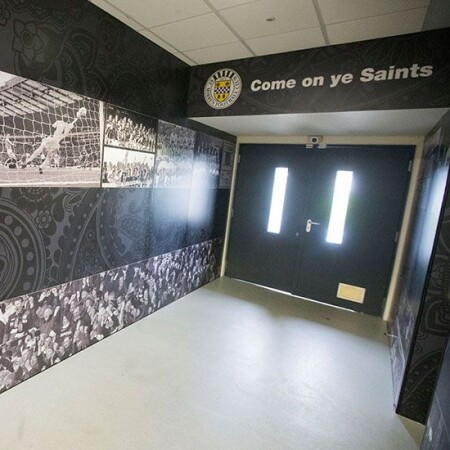 St Mirren’s Stadium door graphics