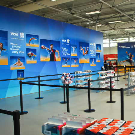 Visa, Graphics Worth Celebrating, wall graphics