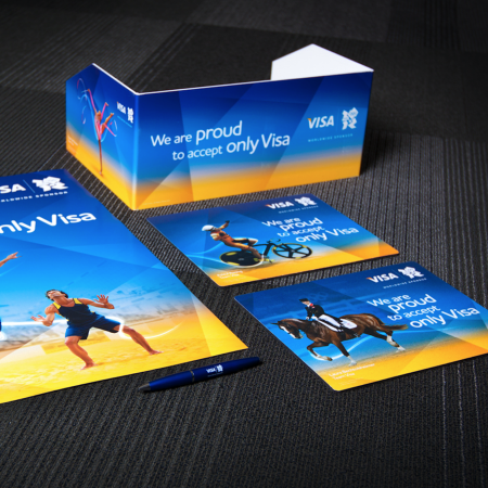 Visa, Graphics Worth Celebrating, leaflets