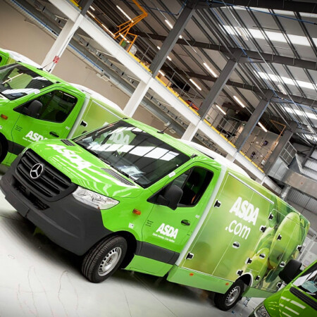 ASDA livery Mercedes-Benz van