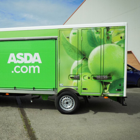 ASDA livery truck side view