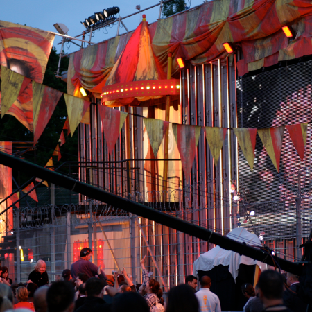 Elstree Studios - Big Brother set, carnival set