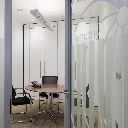 Curzon Street Office Graphics glass door printing