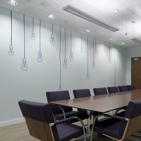 Curzon Street Office Graphics meeting room