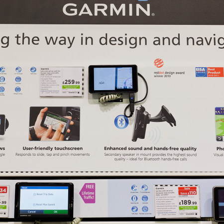 Garmin Point of Sale close up