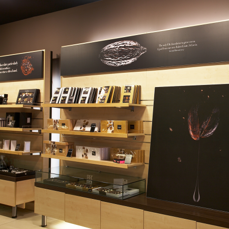 Hotel Chocolat Retail Graphic - large displays