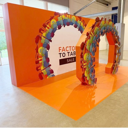 Le Creuset Bespoke Installation.