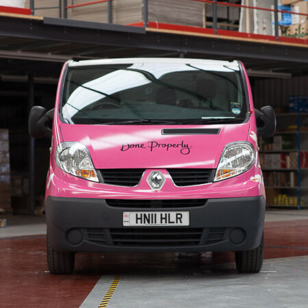 Propercorn Van Fleet Wraps van from front