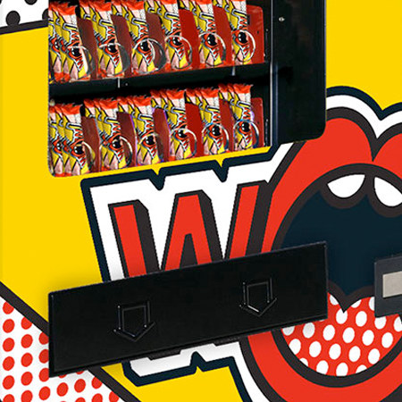 Vending machine slot 