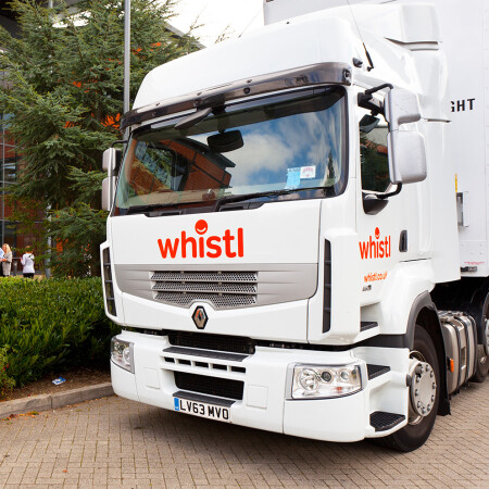 Whistl: The Big Reveal truck front