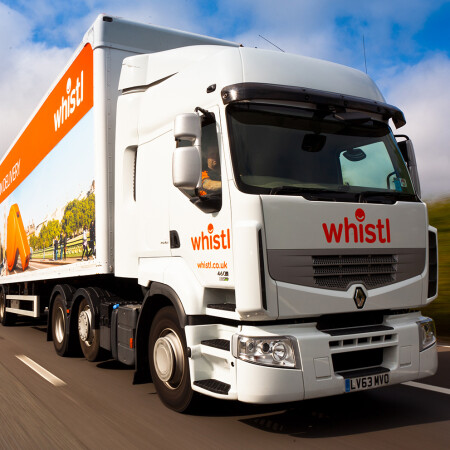Whistl: The Big Reveal truck front angle