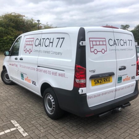 The branded Catch 77 vehicle.