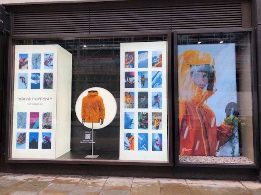 Front of Amer Sports Arcteryx Piccadilly Store