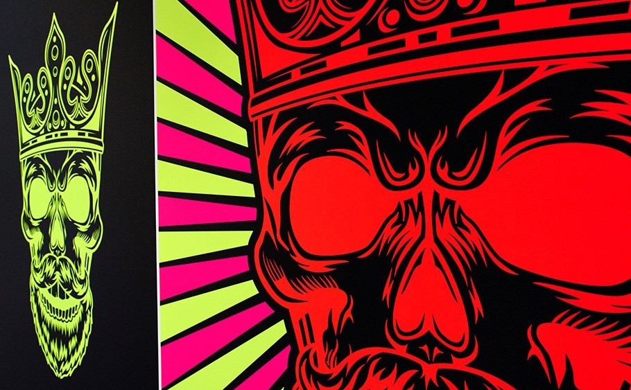 Neon on Fabric