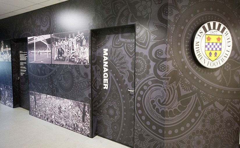 St Mirren’s Stadium interior graphics