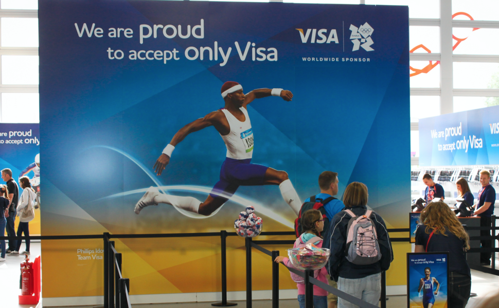 Visa, Graphics Worth Celebrating, wall graphics