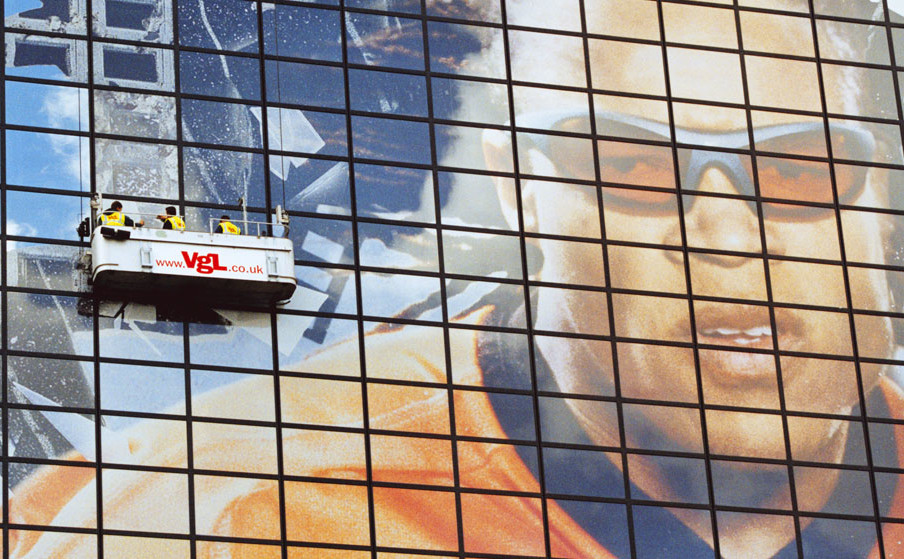 Nike Edgar Davids Building Wrap.