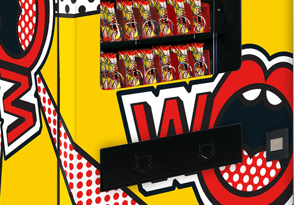 Vending Machine Graphics closeup