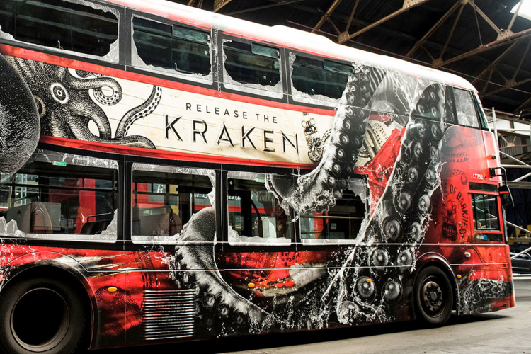 Contra Vision® Kraken bus graphics