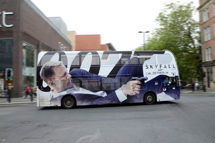 Contra Vision® 007 bus wrap