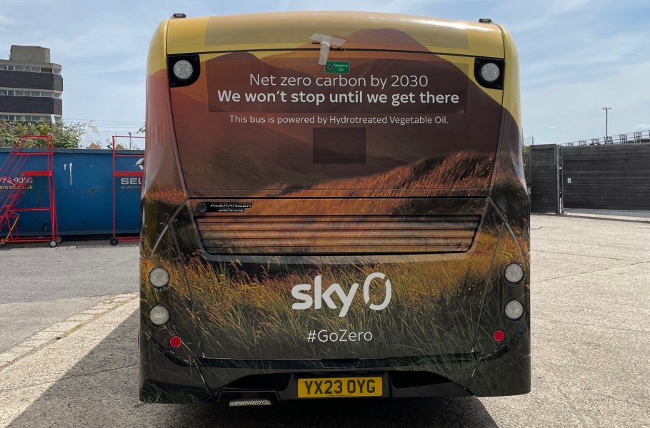 Sky bus 2023 - back view