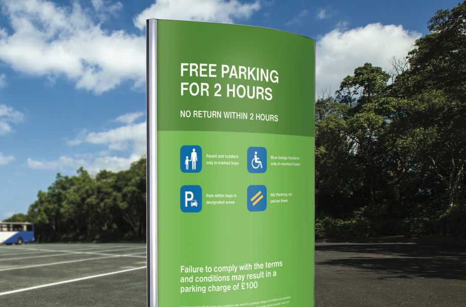 Wayfinding hospital parking